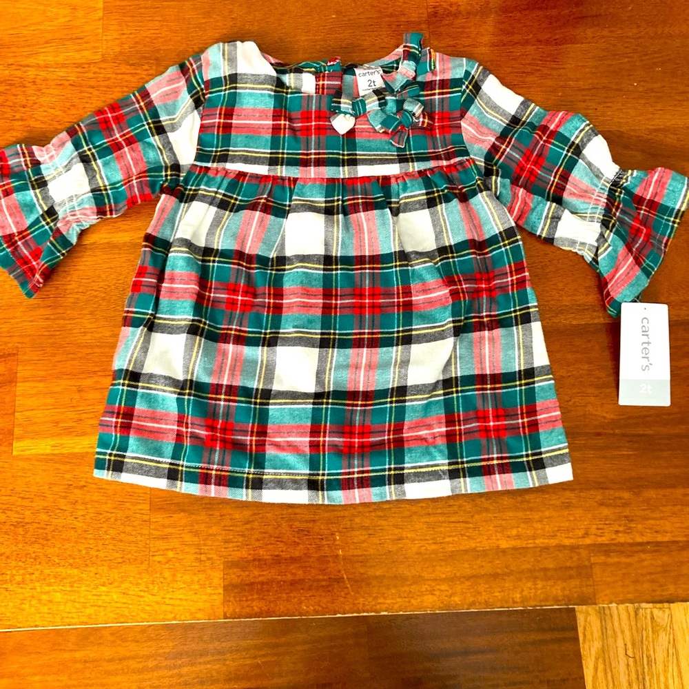 Carters plaid top